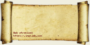 Irina Aćimović vizit kartica